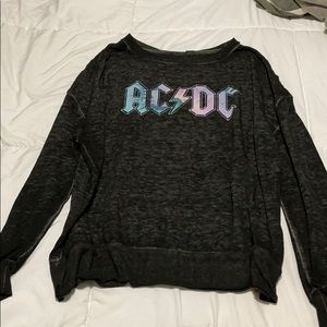AC/DC crew neck pull over